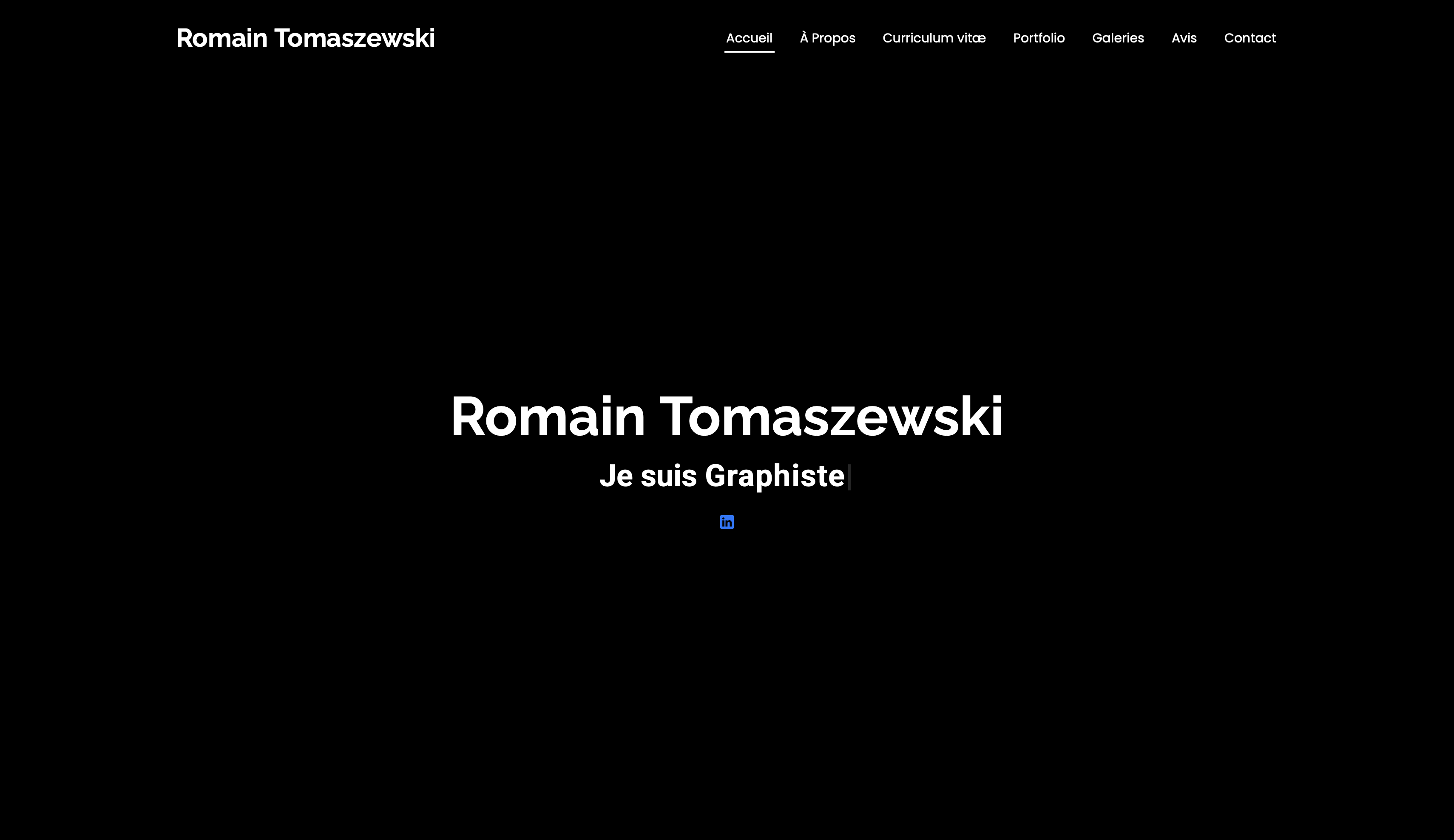 Développement web - Portfolio personnel